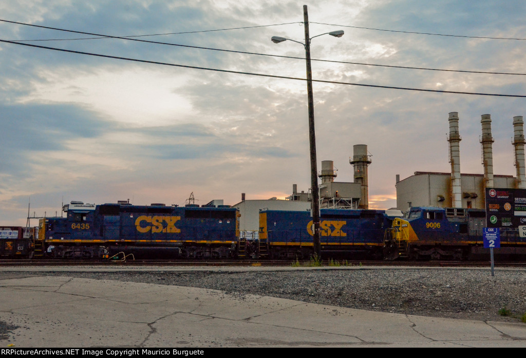 CSX Locomotives in the Yard